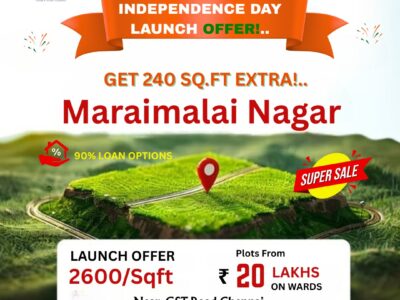 Plots for sale in singa perumal Koil